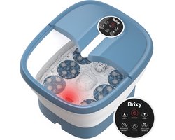 Brixy Voetenbad Automatische Massage - Voetmassage Apparaat - Elektrisch voetbad - Inklapbaar - Verwarmt Tot 48°C - 14L