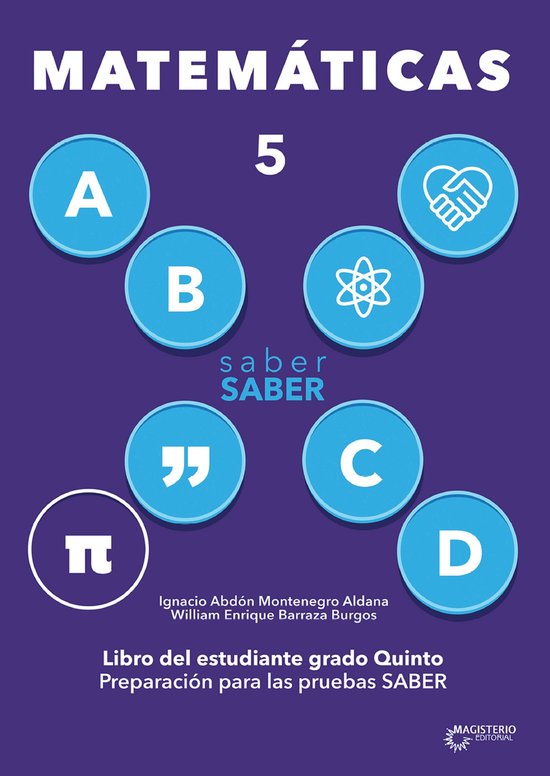 Saber saber 1 - Saber SABER Matemáticas 5. Libro del estudi ... - cover