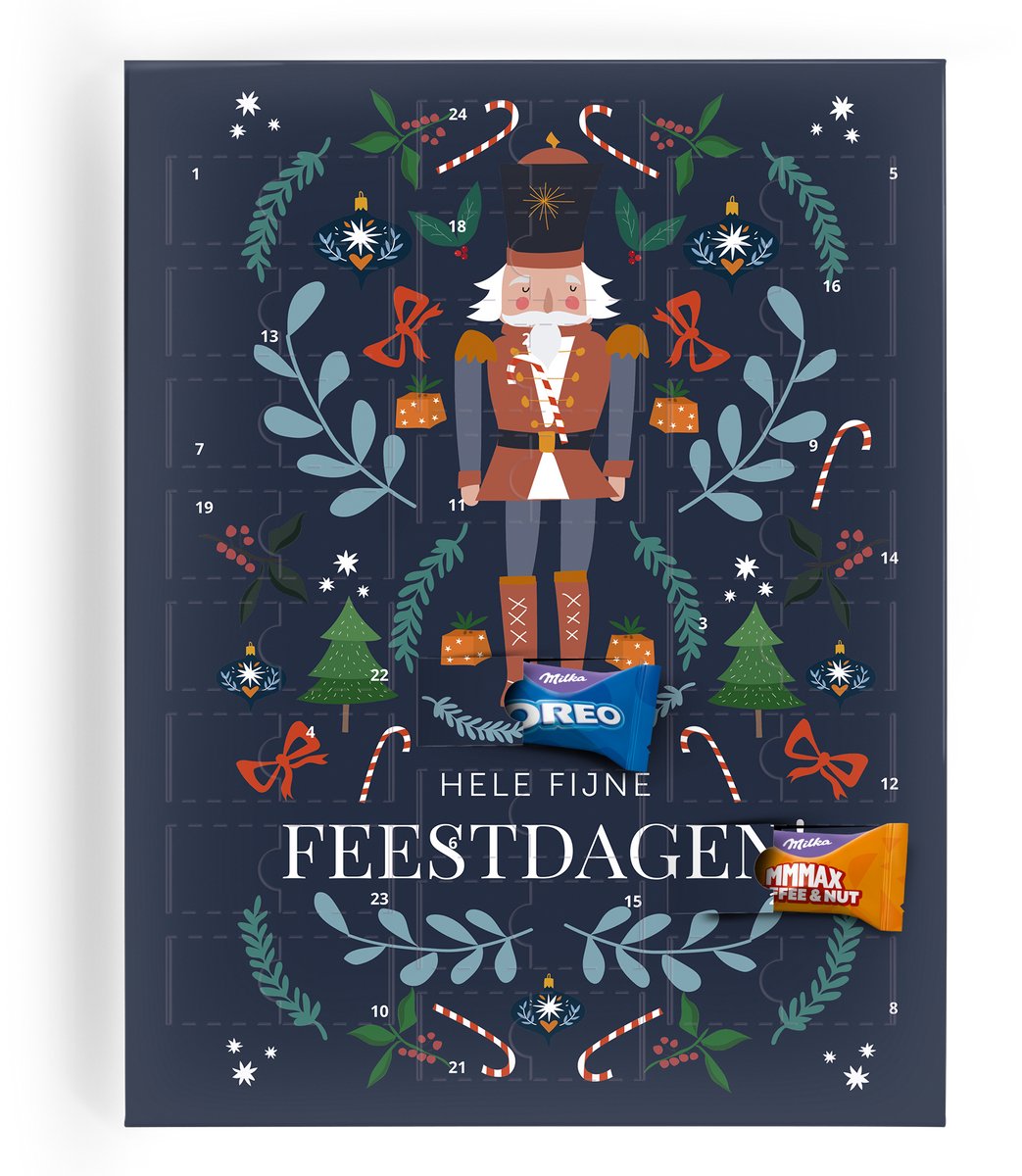 Milka Adventskalender Chocolade - Adventkalender 2026 - 24 overheerlijke Milka Chocolaatjes - Verschillende smaken - Het ultieme kerstcadeau