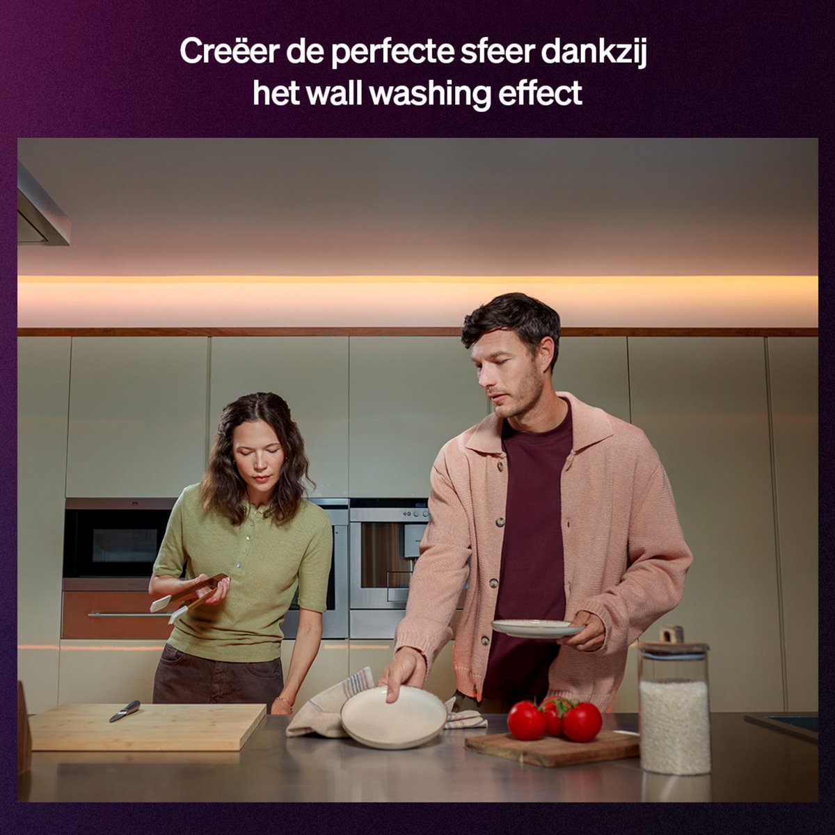 Philips Hue Flux ultraheldere LED strip 5 m Aan te passen scènes en effecten Nauwkeurige kleurovergangen van Chromasync™ Ultrahelder, echt wit licht 4800 lumen — afbeelding 3