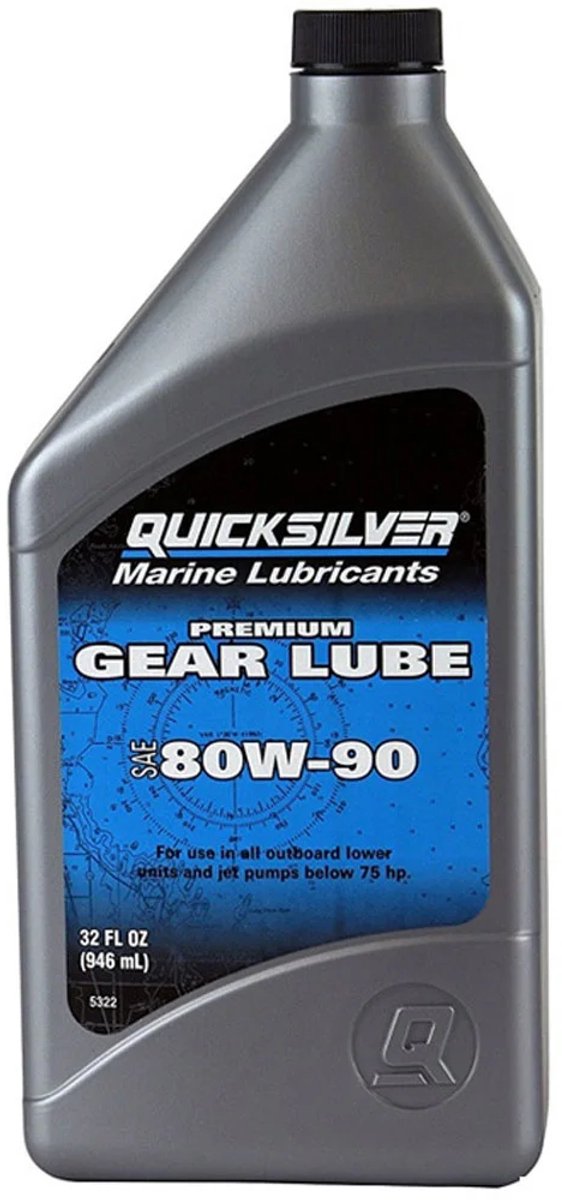 Quicksilver Premium staartstuk olie 1L - SAE80W90 - 80W90