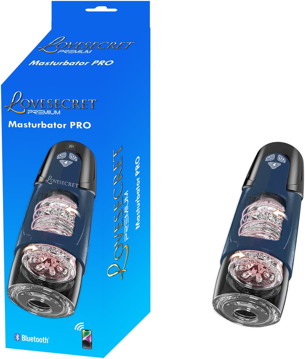Lovesecret Premium – LS05 – Masturbator Pro – App-Controlled Mega Rotating & Vibrating Cup