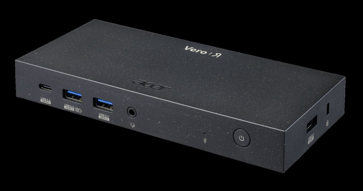 Image of Acer Vero MST Dock M33 - Docking Station - Laptop - USB-C - Windows - Chrome - Zwart
