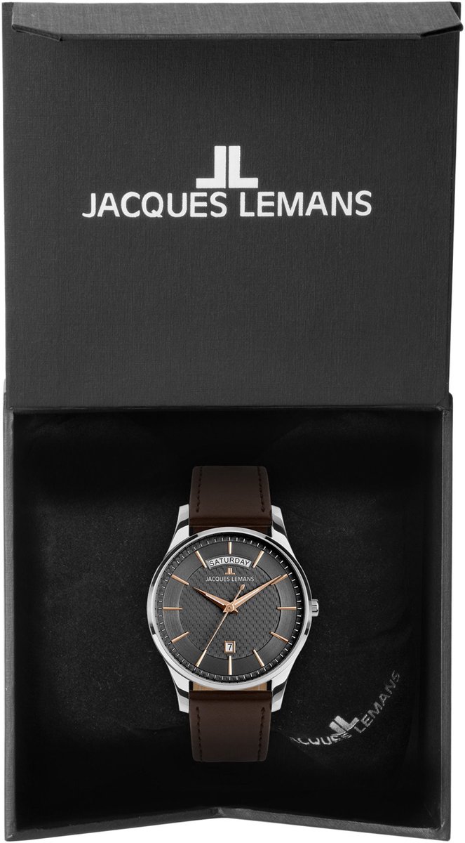 Datum horloge London Grey