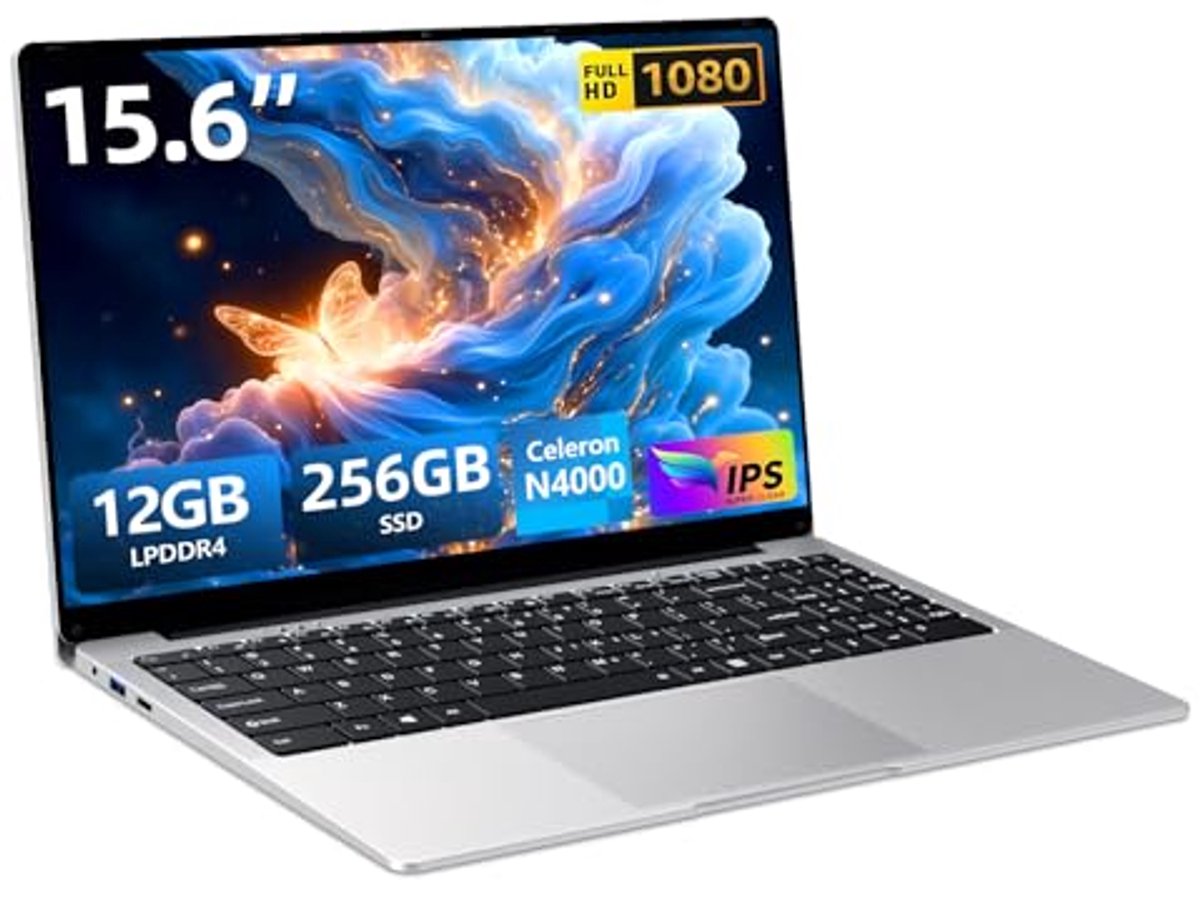 Moacreto Laptop 15,6 inch 8 GB RAM 256 GB SSD Celeron Processor N4000 Laptop (12 GB RAM + 256 GB SSD)