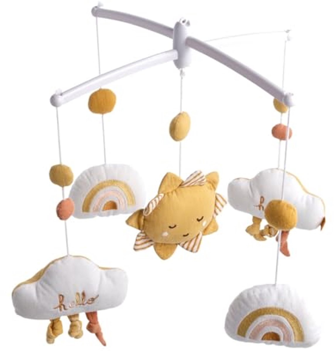 Mobiel met muziek voor babybed | Sunlight | mobiel babybed | decoratie voor babykamer | geboortecadeau | Sauthon