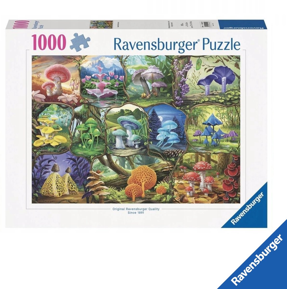 Ravensburger Puzzel 1000 Stukjes - Prachtige Paddenstoelen