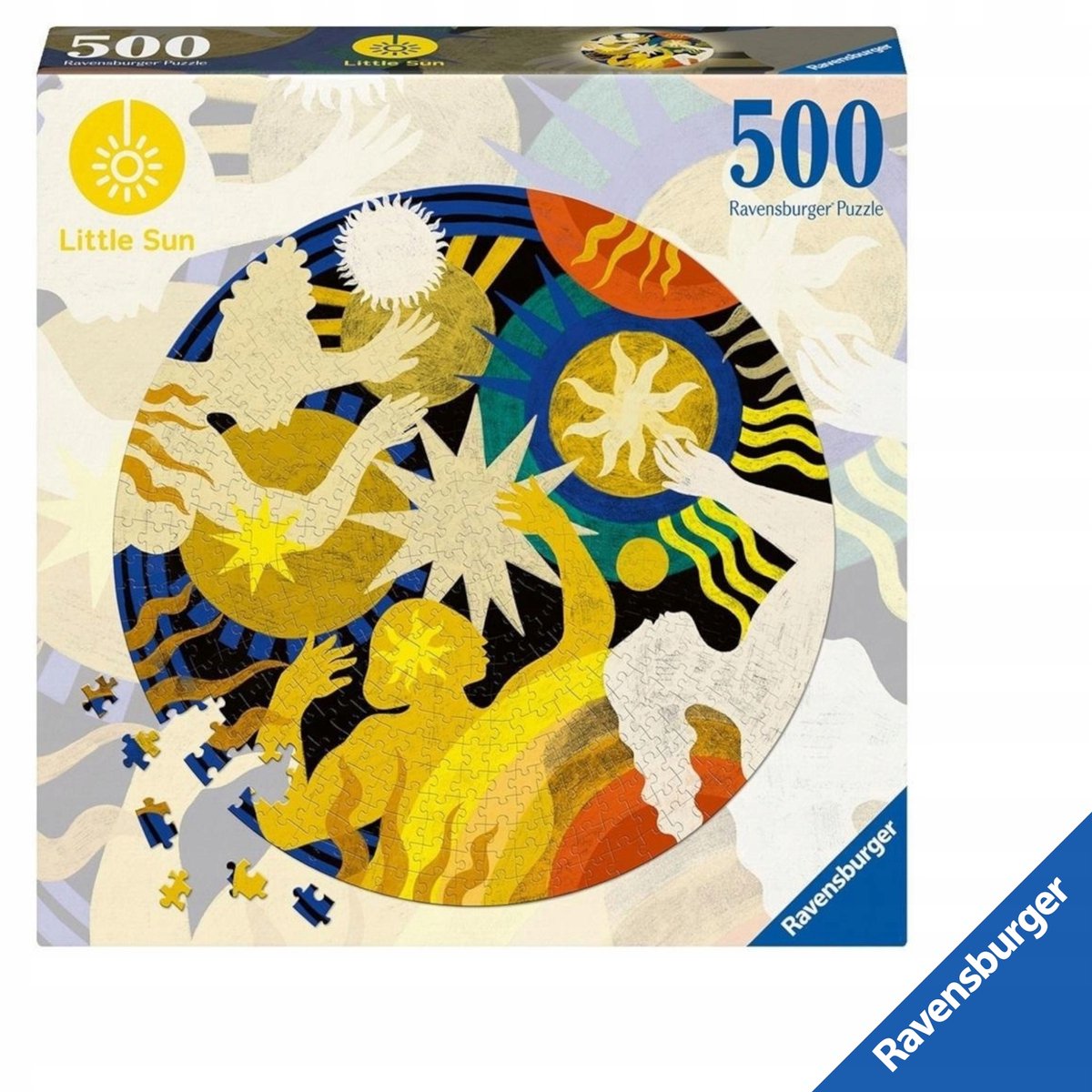 Ravensburger Puzzel 500 Stukjes - Kleine Zon Ronde Vorm