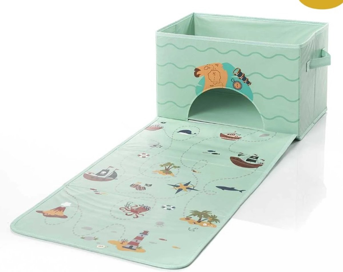 Opbergdoos met Speelmat – 38 x 2,5 x 25 cm