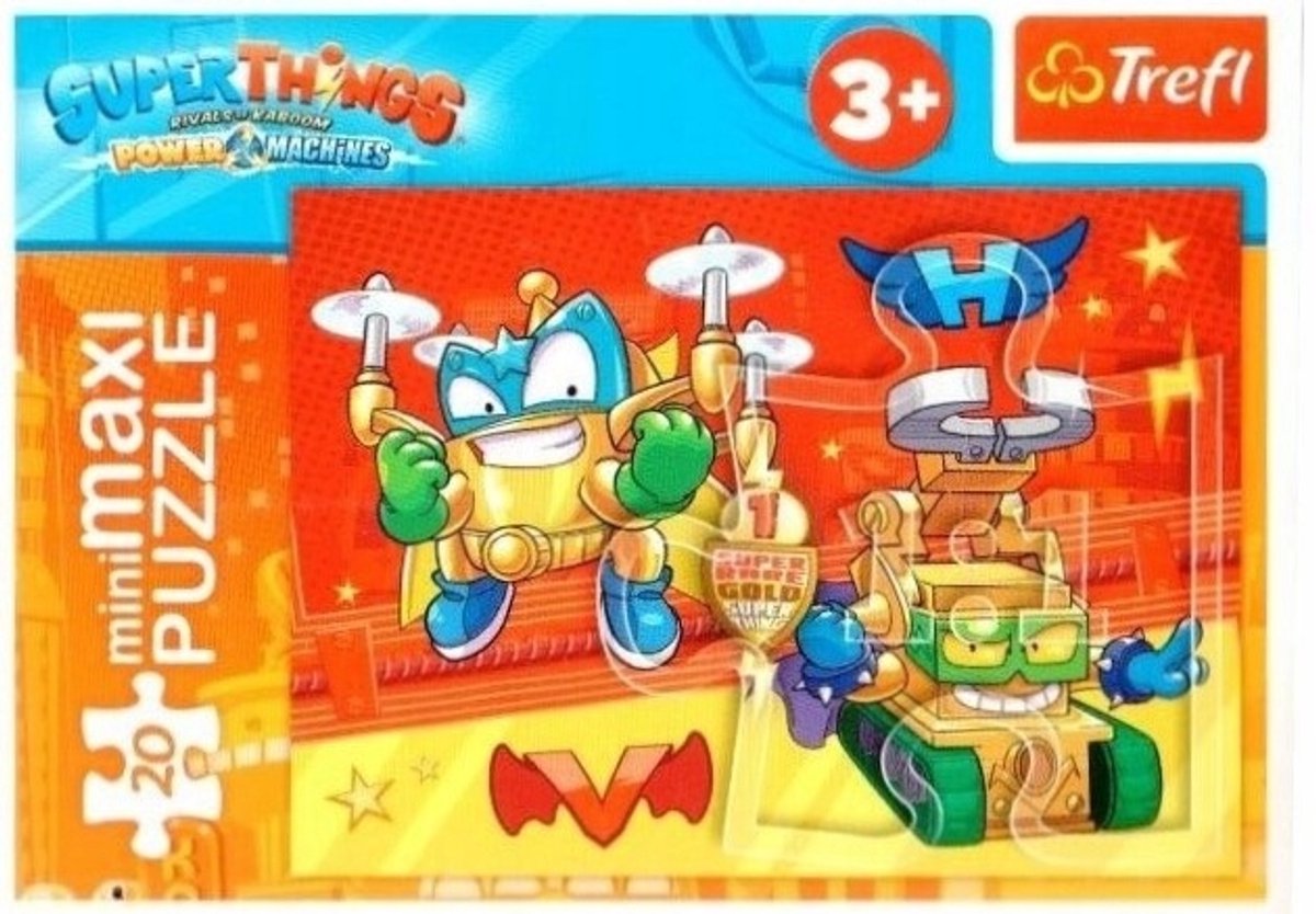 Super Things Mini Maxi Puzzel 20 Stuks - Trefl