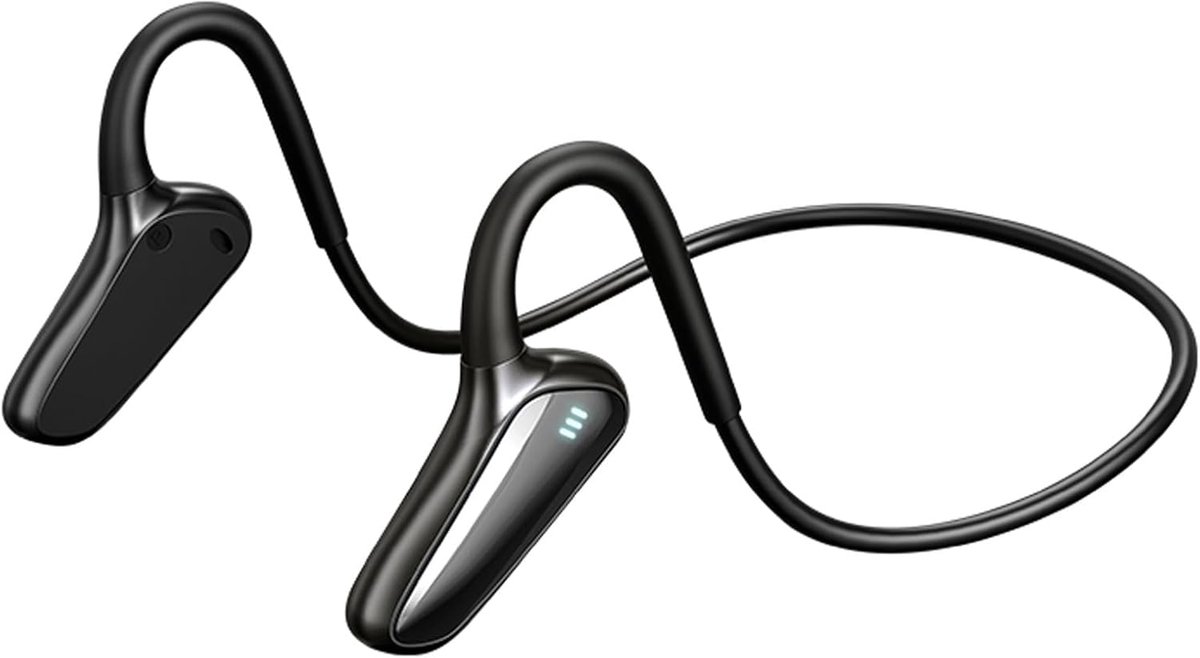 Koptelefoons - Draadloze Bluetooth-headset met botgeleiding Waterdichte oordopjes met microfoon Bluetooth draadloze oorclip Bone Conduction-headset Headset Koptelefoons Inductie-oortelefoons