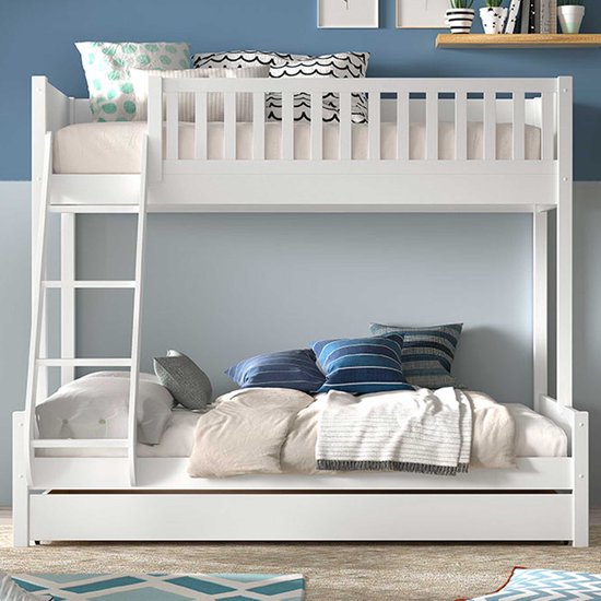 Vipack - Familiebed Scottie 3 - 140x200 - Wit