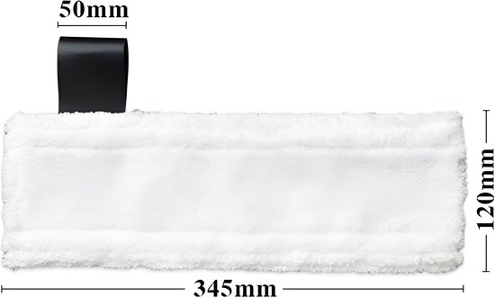 4x Chiffons de sol Karcher Chiffons en microfibre Easyfix SC1, SC2, SC3, SC4, SC5 Jeu de chiffons Nettoyeur vapeur Tampons avec chiffons velcro