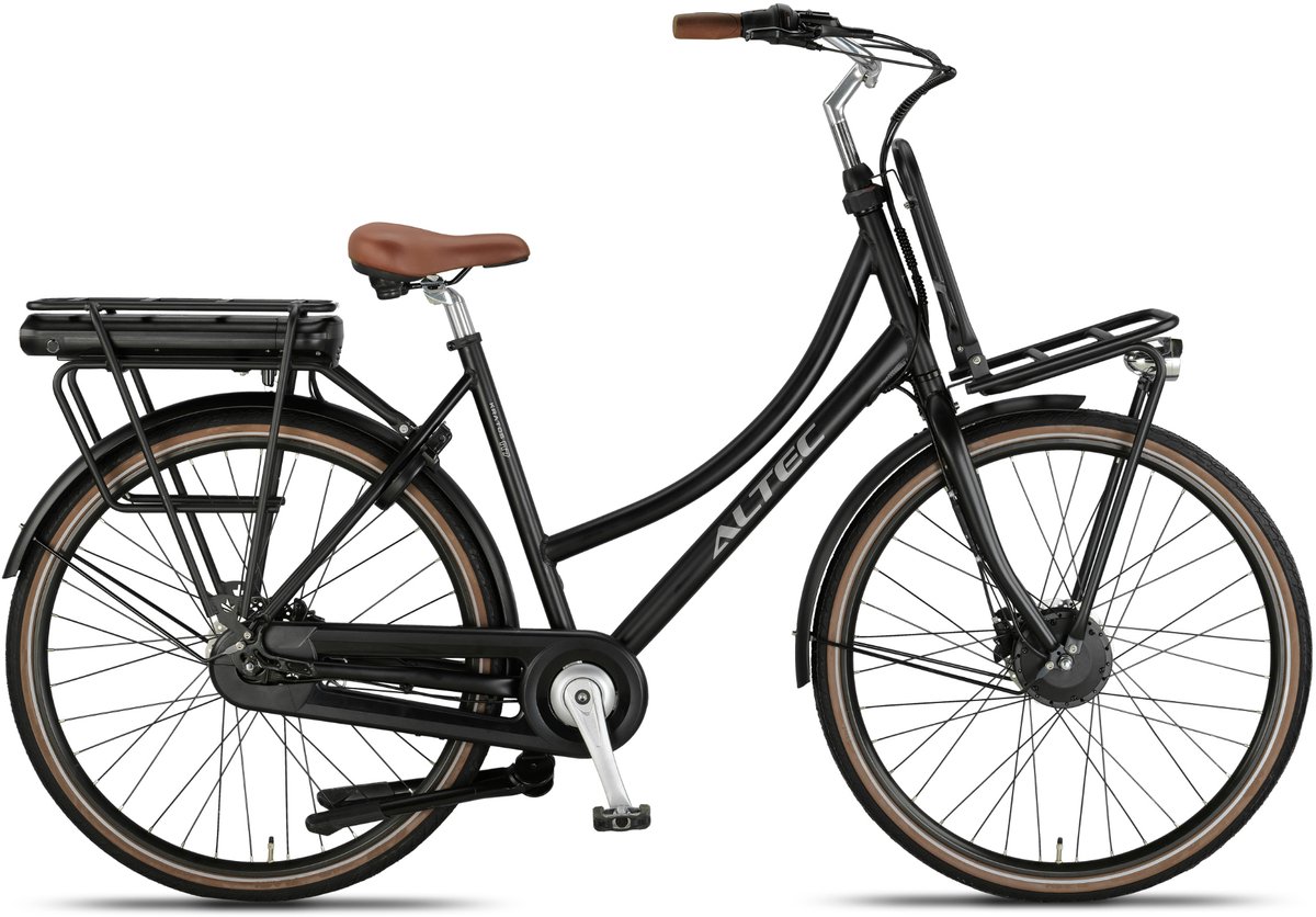 Altec Kratos - Elektrische Transportfiets - 28 inch - Hydraulische Schijfremmen - 53 cm - 7 versnellingen - Zwart - Altec - €1.299,00