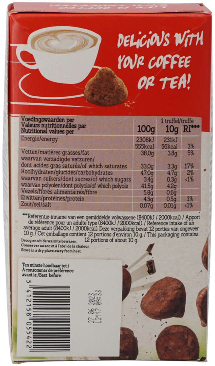 Damhert - Truffels Minder Suiker - 3 x 120 gr - Voordeelverpakking