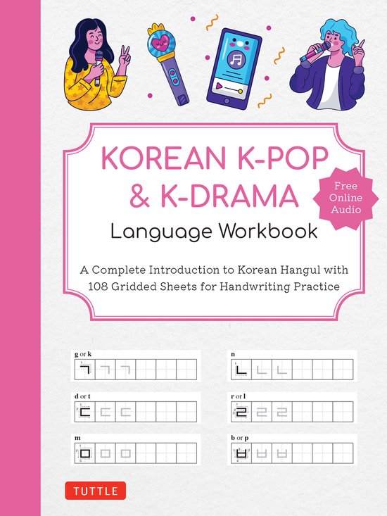 Korean K-Pop and K-Drama Language Workbook - cover