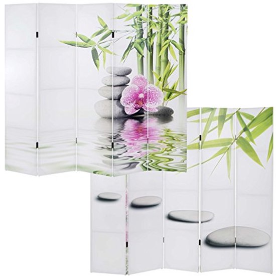 HOMCOM Bamboo Inner Screen with 4 Panels, 180 x 180 cm, Room Divider, Foldable, Natural HOMCOM Bamboo Inner Screen with 4 Panels, 180 x 180 cm, Room Divider, Foldable, Natural