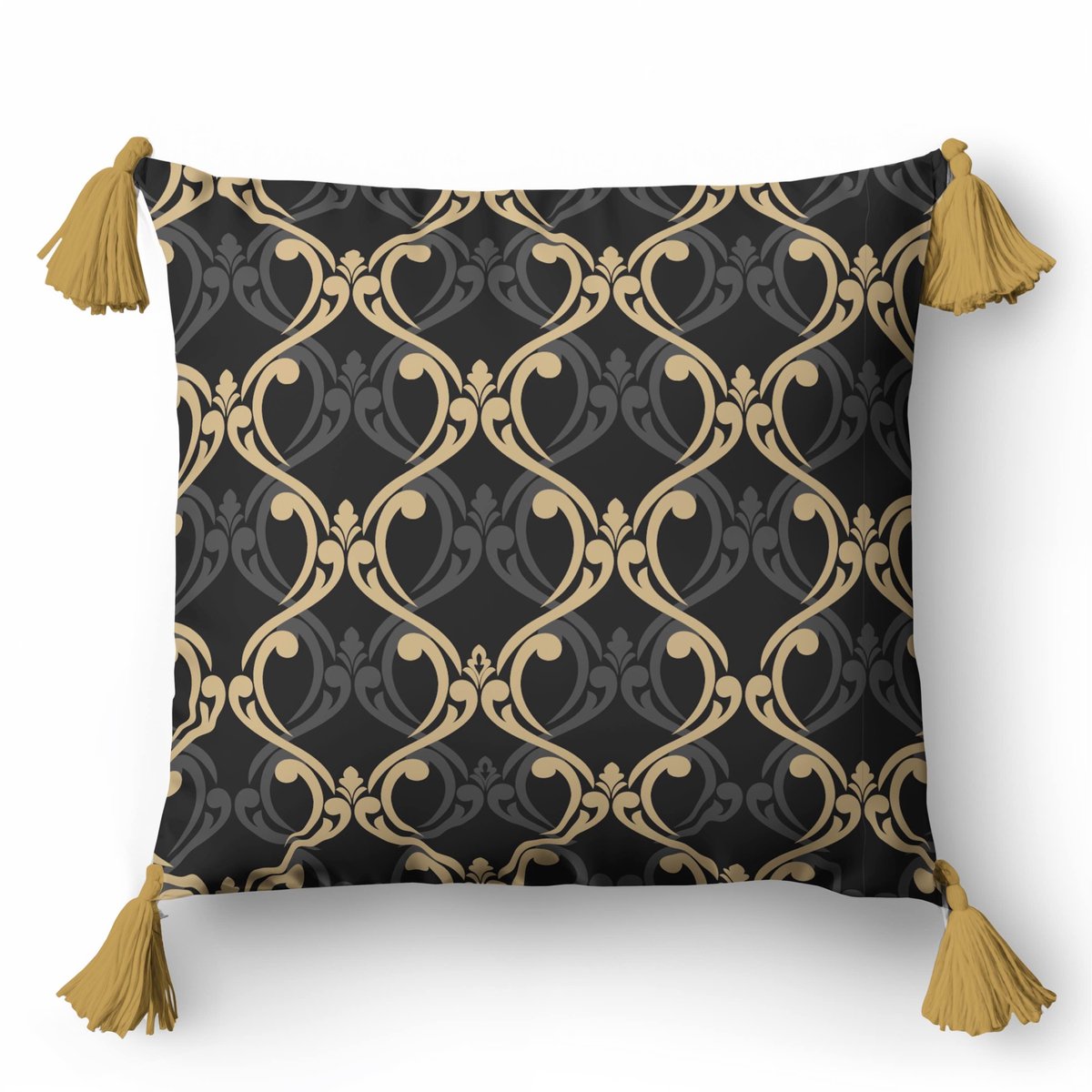 Detexpol Sierkussenhoes 45x45cm Ornament - Stijlvolle Decoratie