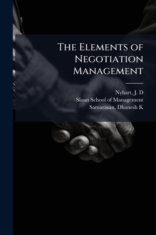 The Elements of Negotiation Management - cover