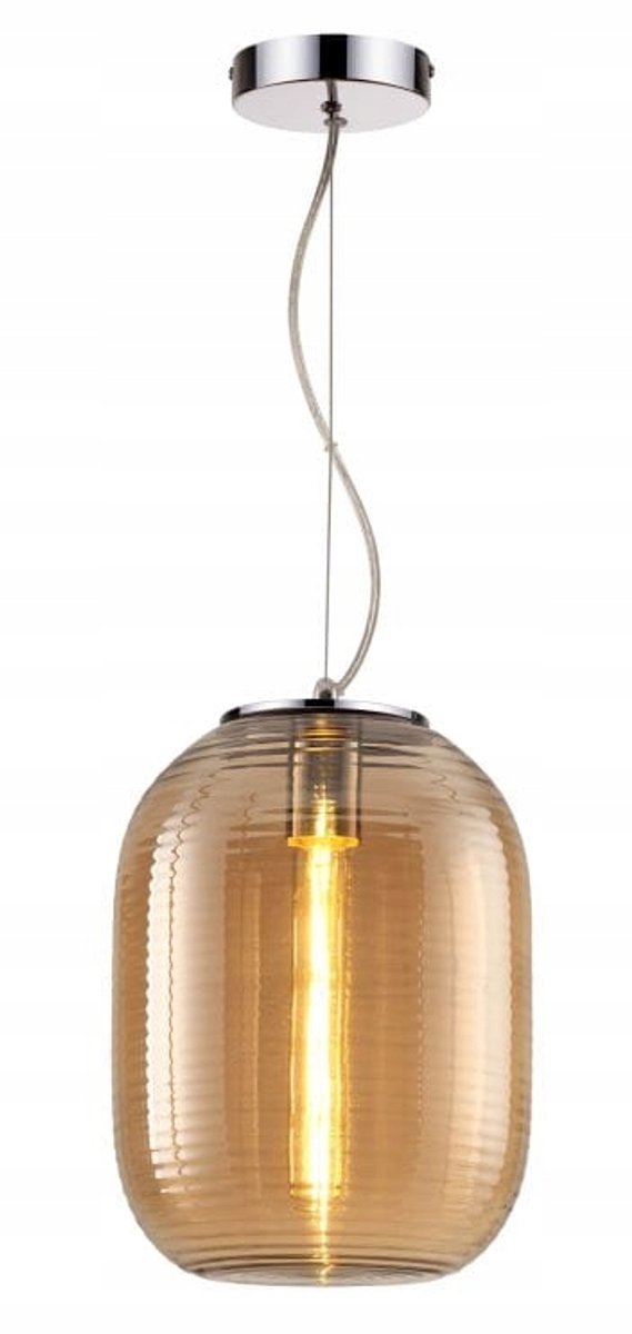 Emily Amber Hanglamp E27 40W - Moderne Stijl