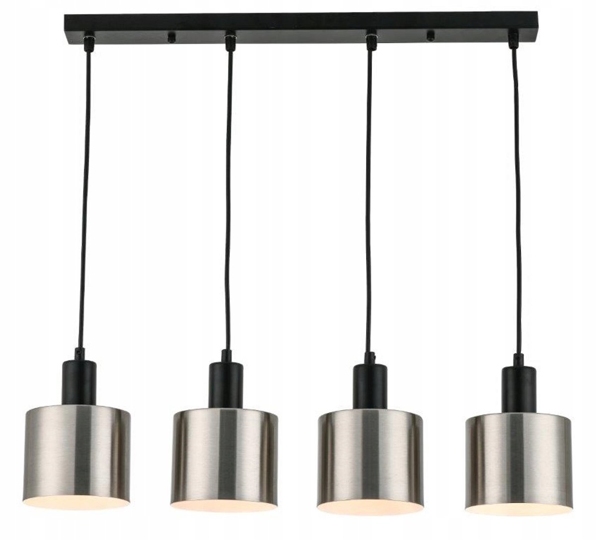 Hanglamp ulla 4-Lichts zwart/Satues