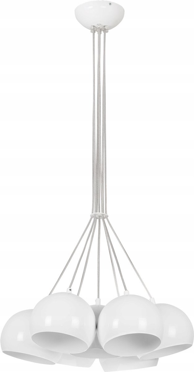 Nowodvorski Ball Hanglamp 7x GU10 Wit Metaal 120cm