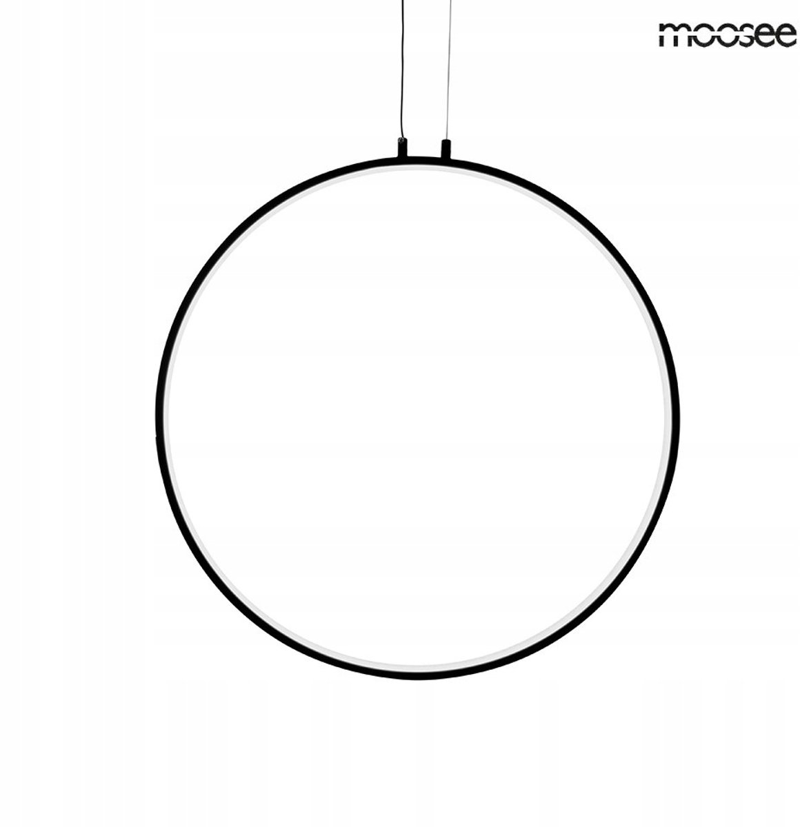 Moosee Circulo 60 Hanglamp Zwart LED 34W 2720lm 3000K