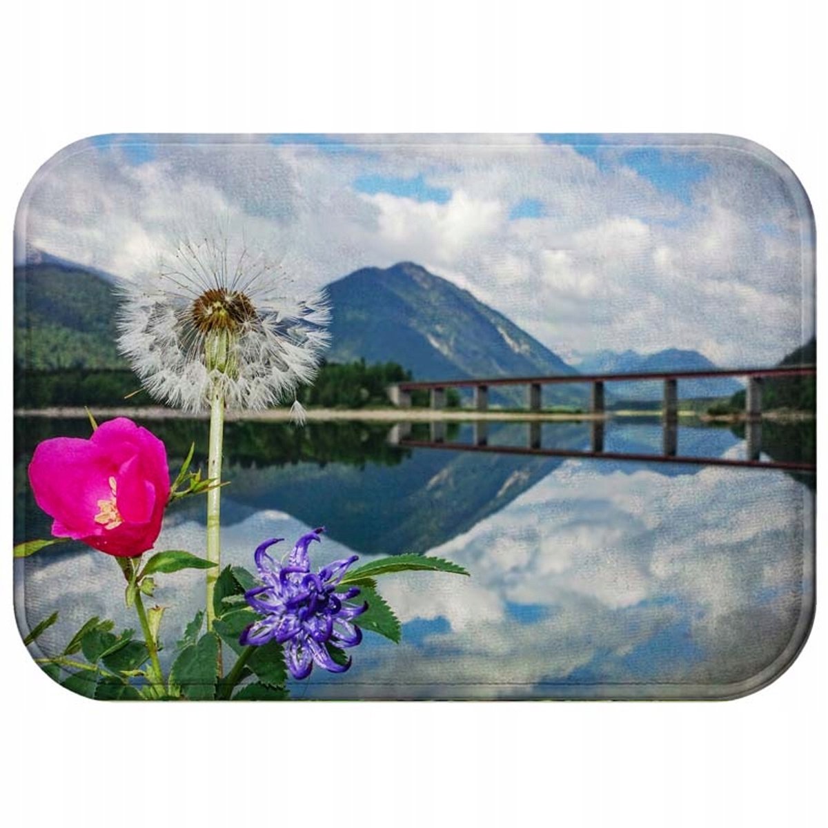 Zachte Badmat 60x40cm Antislip Sneldrogend met Stijlvolle Print