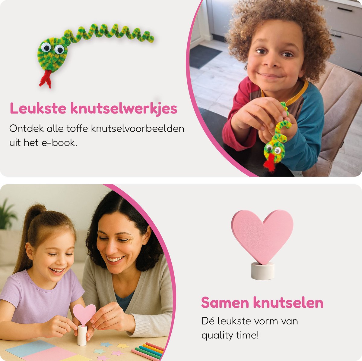 Knutselkoffer XXL BIEK20® Roze - Inclusief E-Book - Knutselpakket - Knutselen Meisjes - Creatief Speelgoed - Knutseldoos - Knutselset - Knutselen voor Kinderen — afbeelding 7