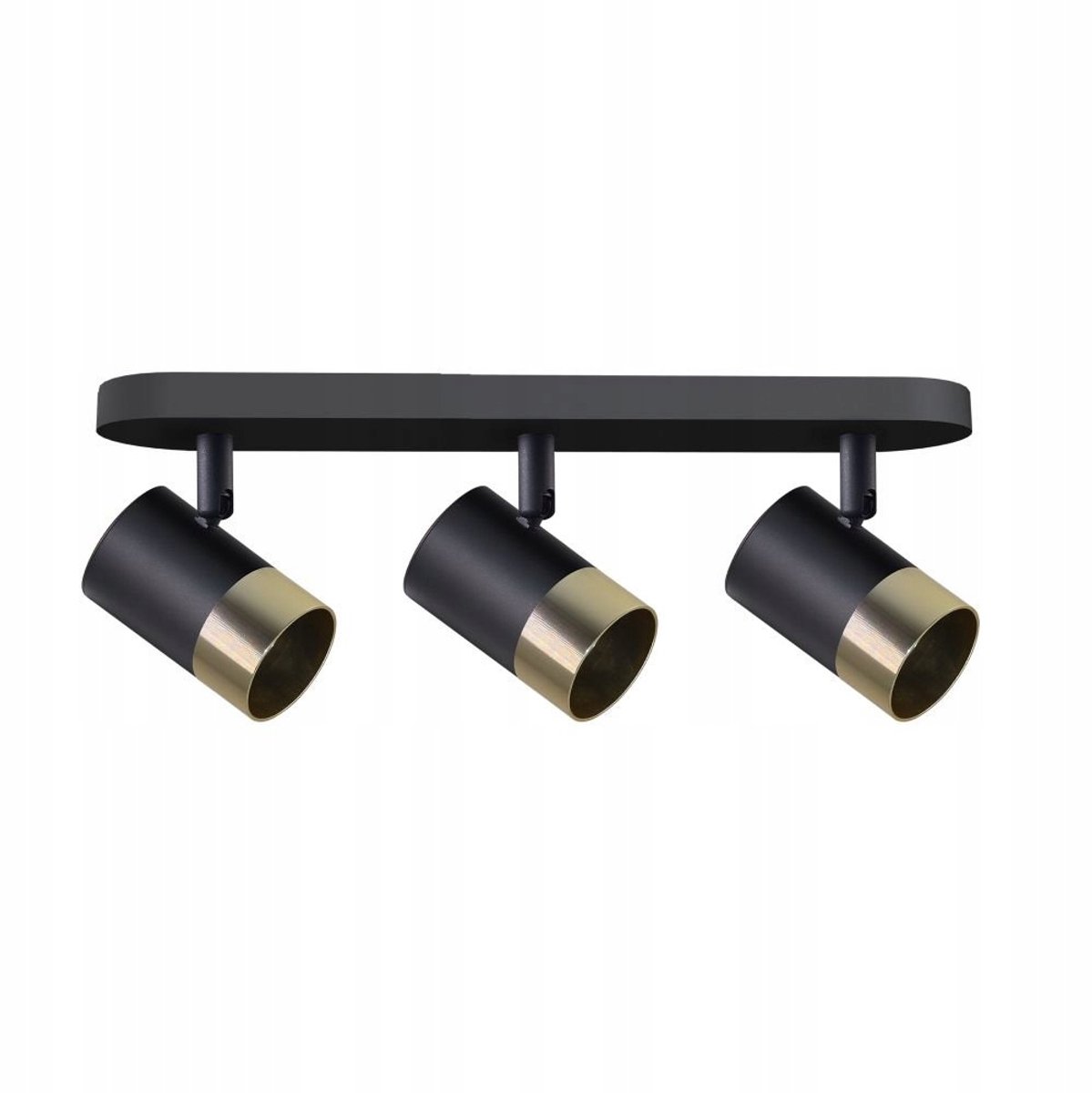 Candellux TOBI Spot Lamp 93-27436 Zwart/Goud - 3x GU10