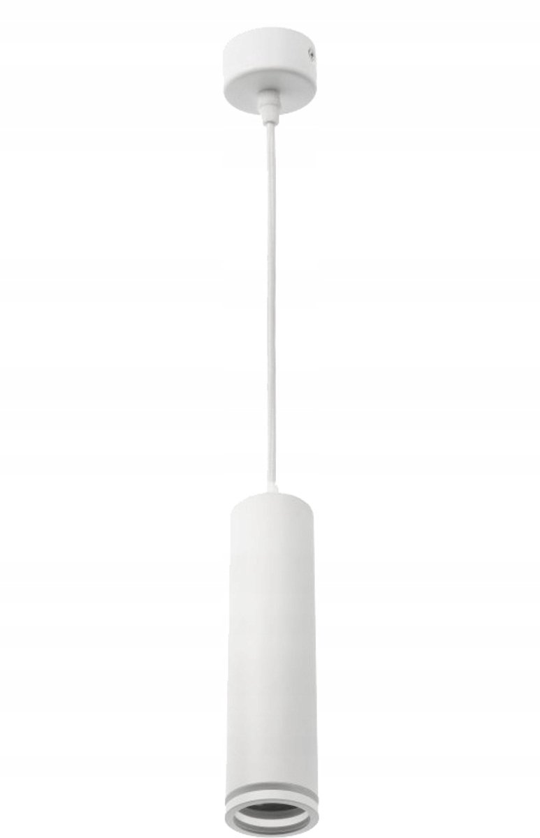 SOLIS 2 Plafondlamp Aluminium Wit GU10 55x210mm IP20