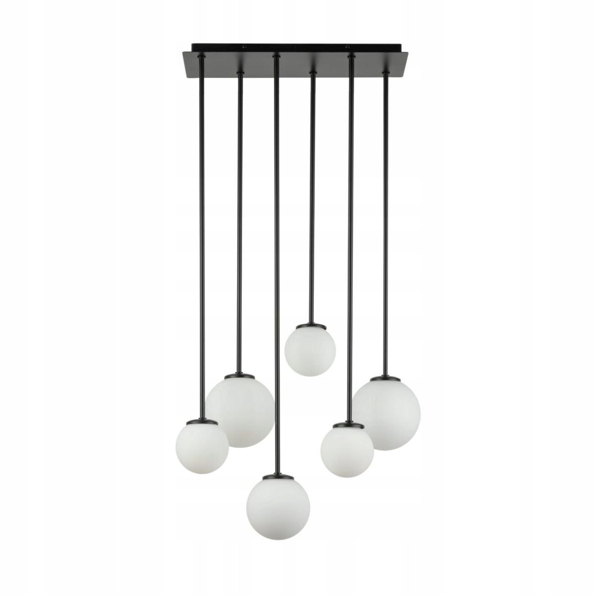 Tulia 6 Hanglamp Sigma Lighting - Modern Wit/Zwart