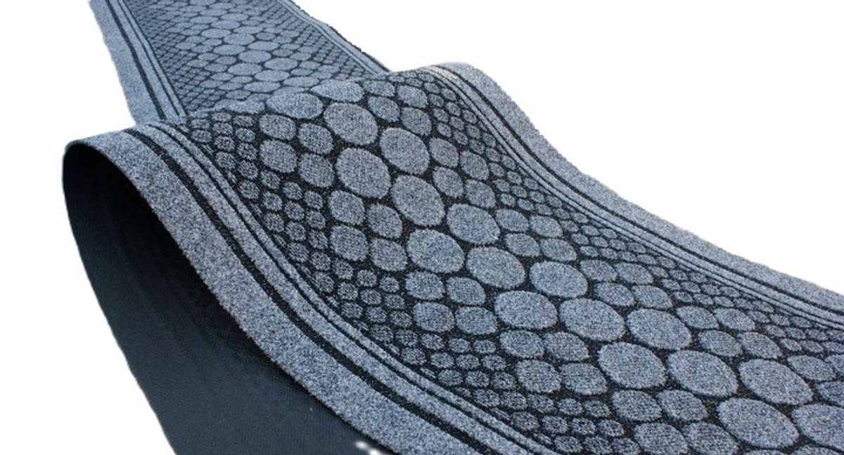 CORK GREY deurmat op maat - 67cm breed