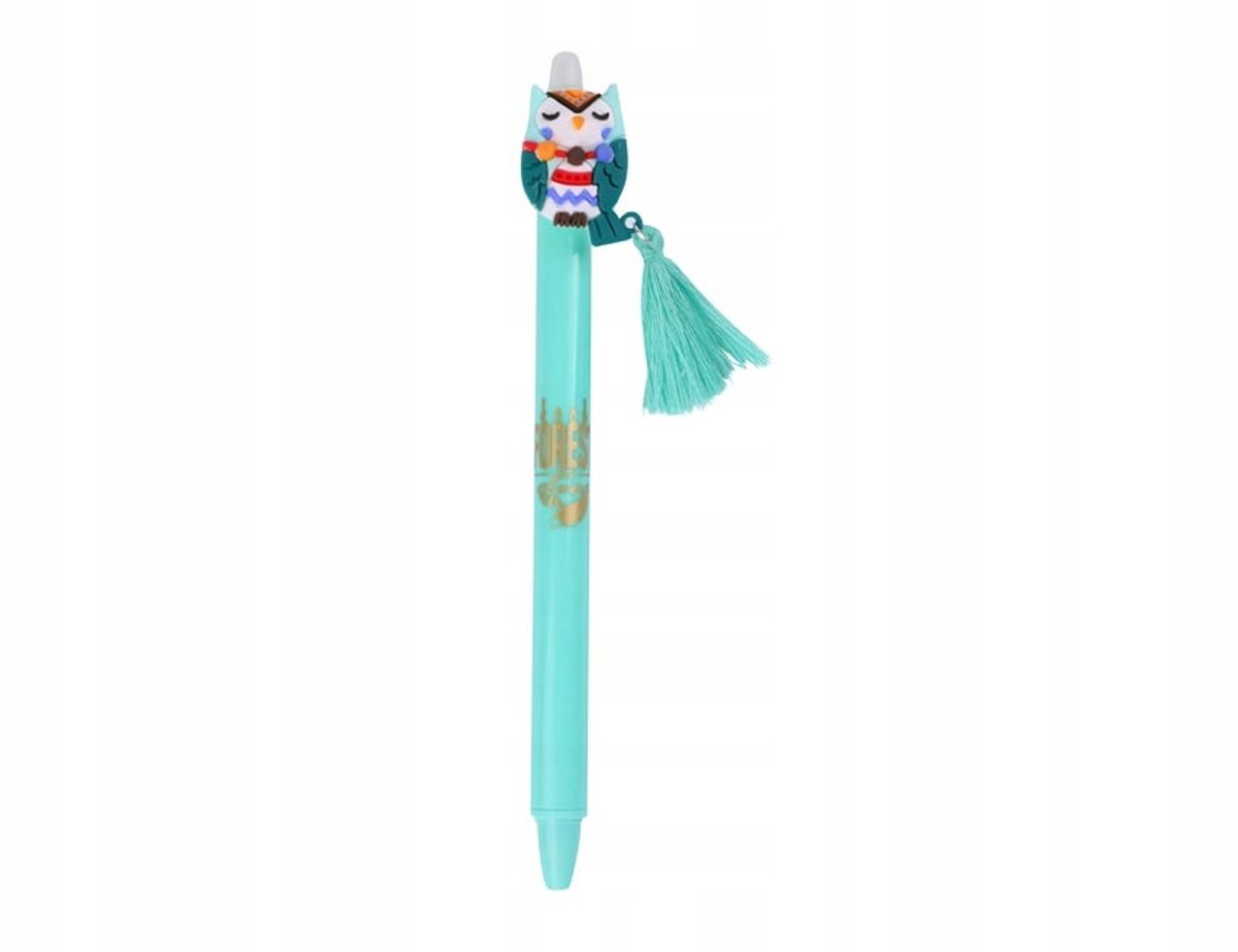 MFP Funny Uitwisbare Pen 0.5mm - Blauwe Inkt, Uil Design