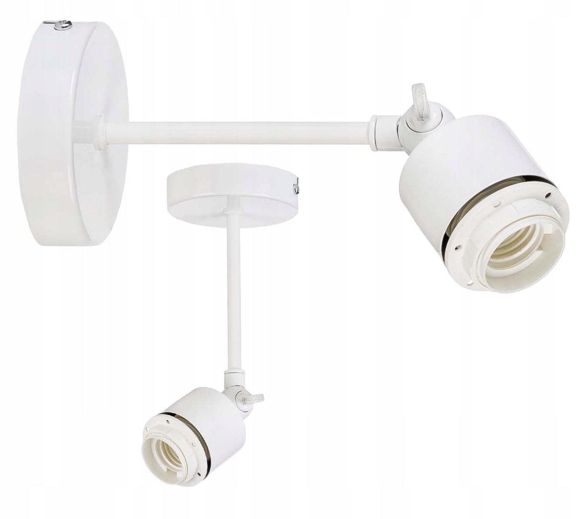 Verstelbare Plafondlamp Basis E27 Metaal - Wandlamp Loft Stijl