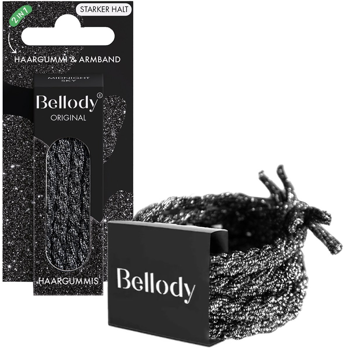 Bellody - Haargummie Elastiek - Midnight Sky