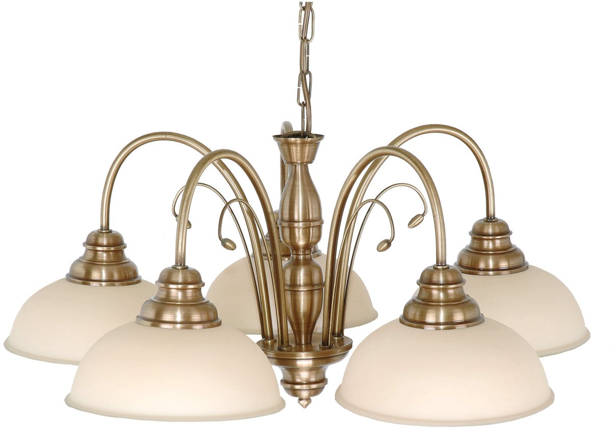 Rossi II Hanglamp - Klassieke Plafondlamp met 5xE27 Fitting