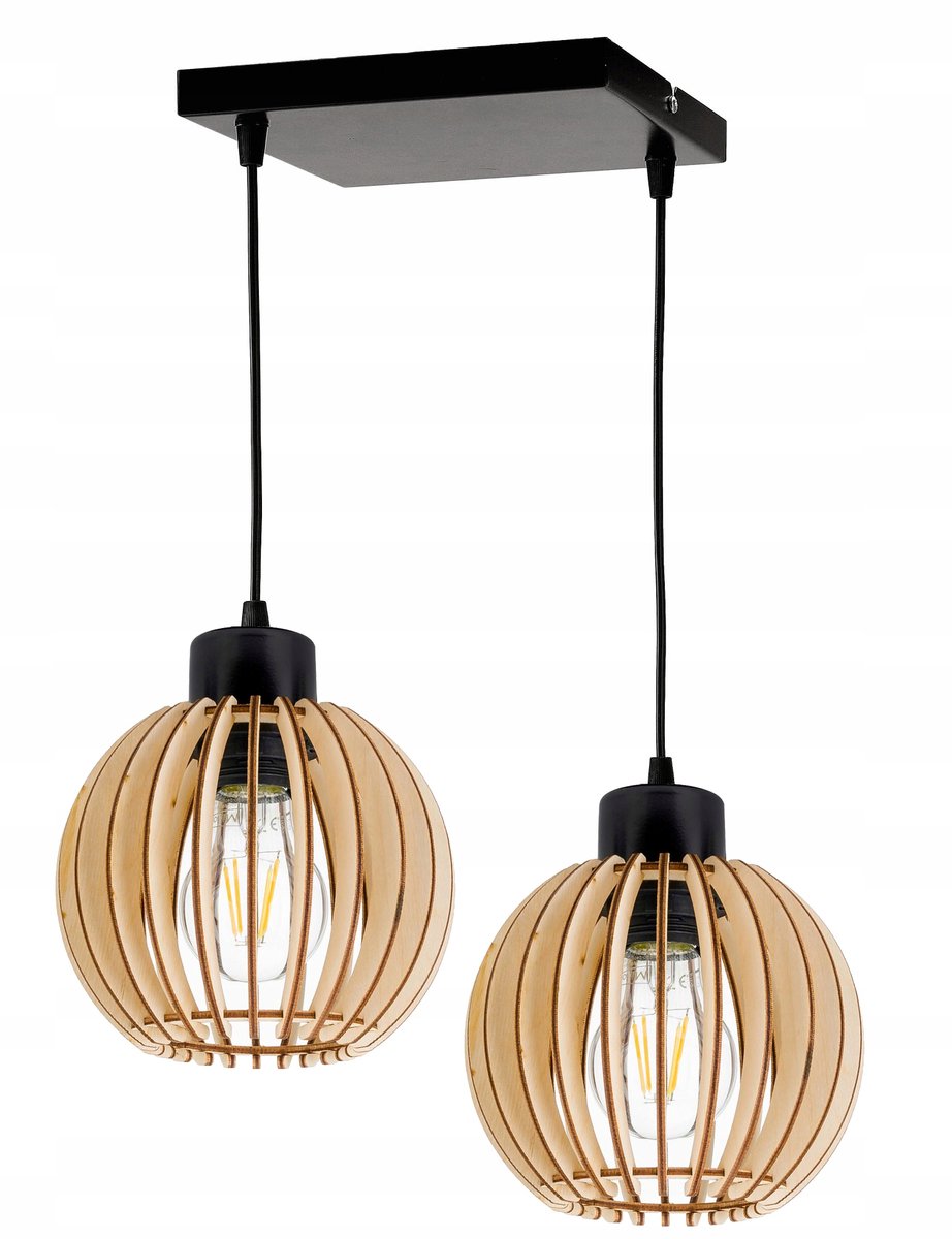 Hanglamp Loft Hout E27 - Stijlvol en Uniek