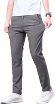Stretchbroek Heren - Grijs - Pantalon - Casual - Nette Broek - Maat 36