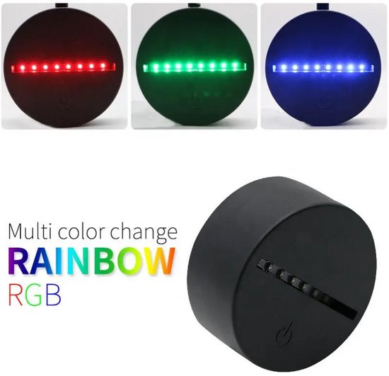 LED Schrijfbord Nachtlampje RGB - Multicolor Whiteboard met Afstandsbediening & Stift - Uitwisbaar Message Board - Oplaadbaar Sfeerlampje voor Kinderen & Volwassenen van MuzMuz. — afbeelding 3