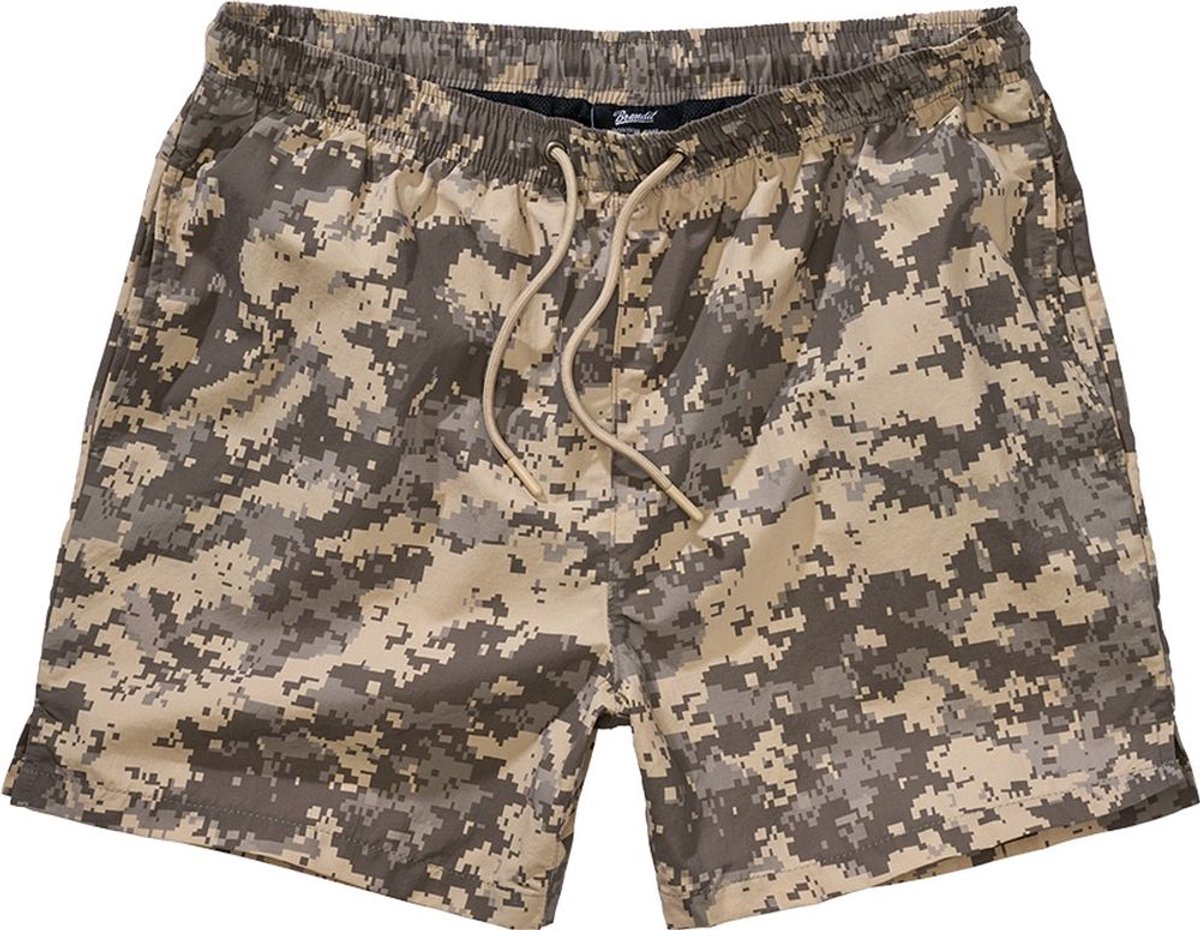 Brandit - Basic Zwemshorts - S - Bruin