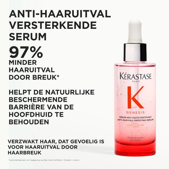 Kérastase Genesis Sérum Anti-Chute Fortifiant - Anti-haaruitval scalp serum voor verzwakt haar, gevoelig voor haaruitval - 90ml