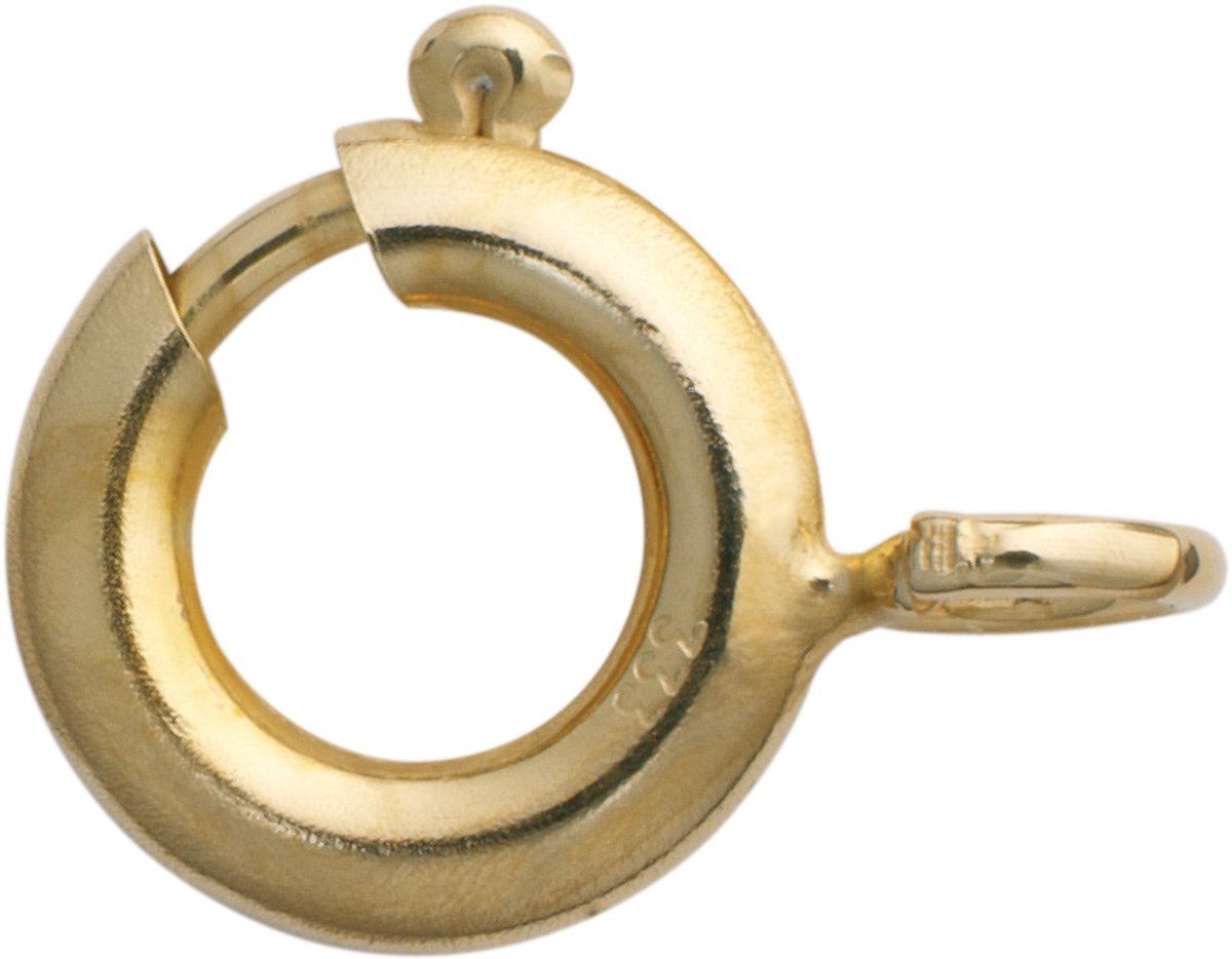 Veerring dubbel Ø 8,00mm zonder kraag