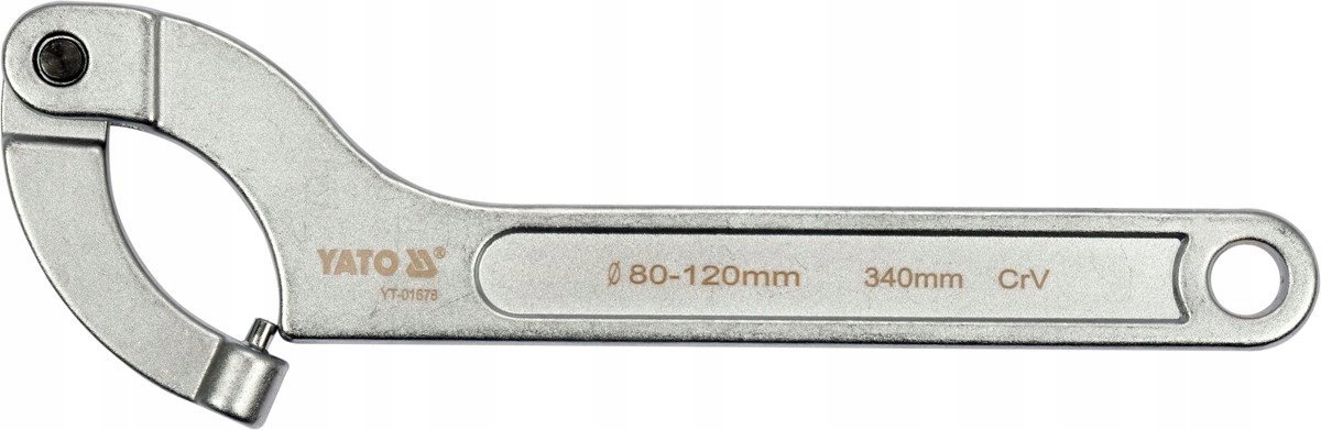 Yato Schroefhaaksleutel 80-120mm, Verstelbaar