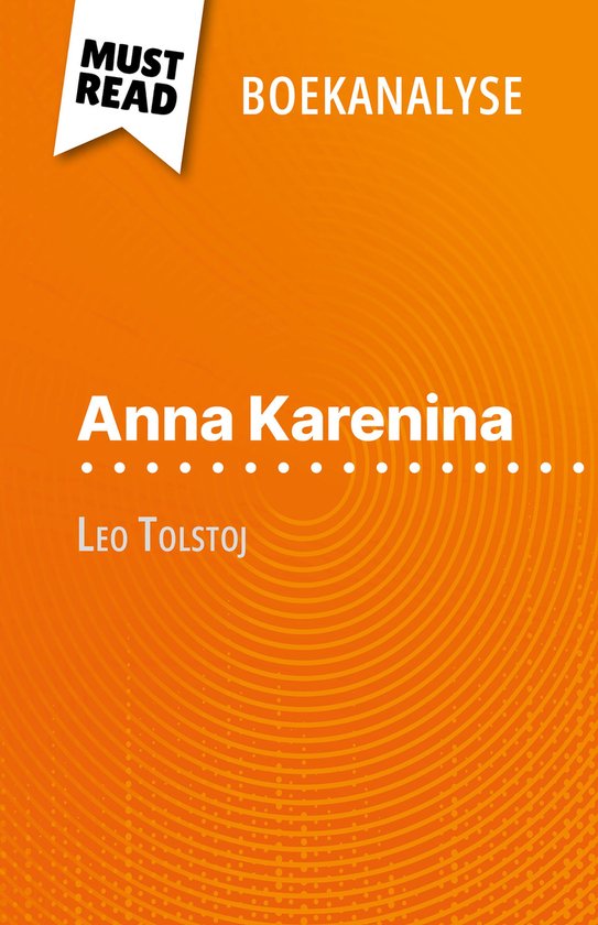 Anna Karenina van Leo Tolstoj (Boekanalyse) - cover