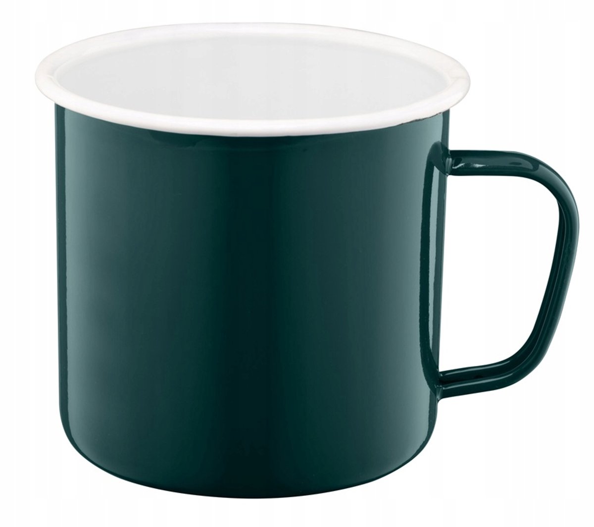 Roberto Emaille Mok 12cm 1,2L Groen - Robuust & Stijlvol
