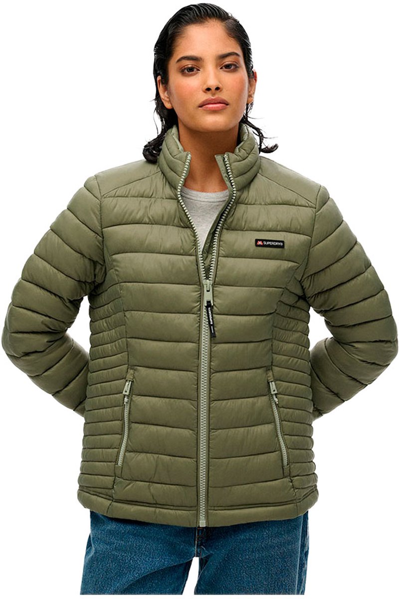 Superdry Gewatteerd Fuji Lite jack Dames Gewatteerde jassen Groen