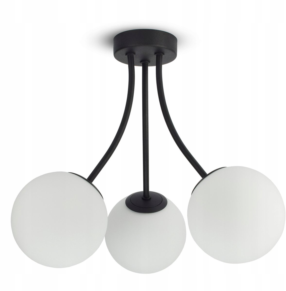 Hanglamp Glas Bollen G9 Wit Mat Metaal 561-M3