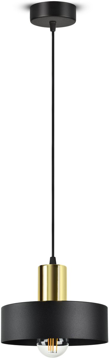Hanglamp Classic Spot Z200 LED E27 Zwart Goud - Modern Design