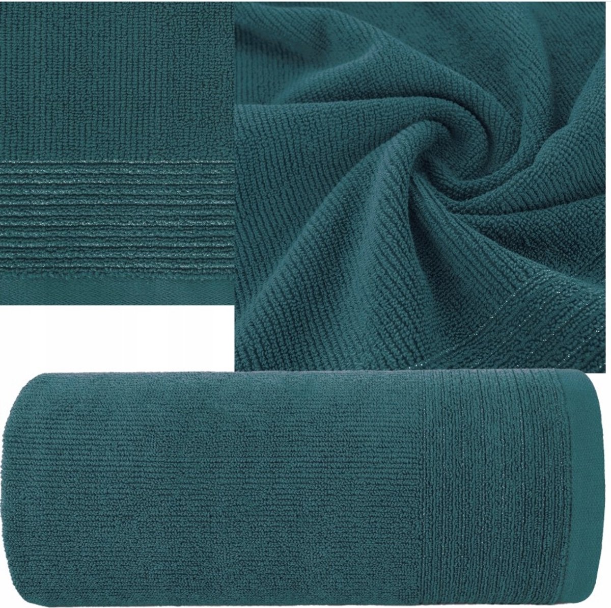 Luxe Katoenen Handdoek 30x50cm 500 GSM - Donker Turquoise